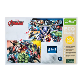 Palapeli, 60 palaa - Avengers 2-in-1