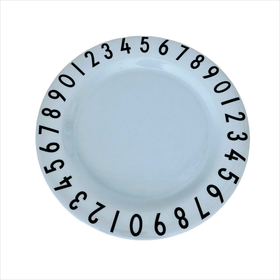 Melamiinilautanen, Design Letters - harmaanvihreä