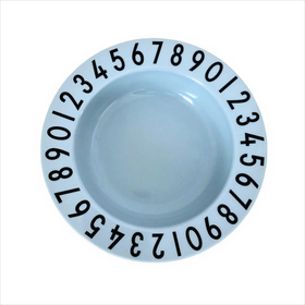 Syvä lautanen, Design Letters - harmaanvihreä