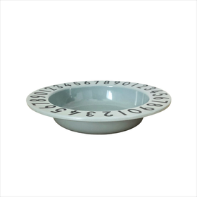 Syvä lautanen, Design Letters - harmaanvihreä