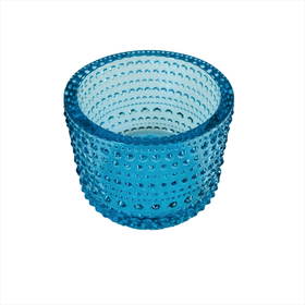 Kynttilälyhty Iittala Kastehelmi, vaaleansininen