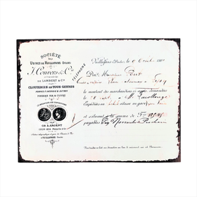 Metallikyltti, vanhanaikainen