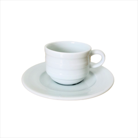 Espressokuppi valkoinen, 2 kpl