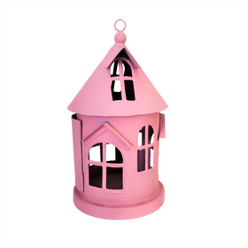 Lyhty, Talo - vaaleanpunainen