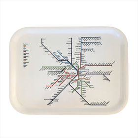 Tarjotin, Tukholman metrokarttta