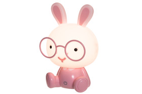 Lastenhuoneen valaisin, pupu - pinkki