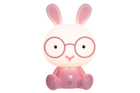 Lastenhuoneen valaisin, pupu - pinkki