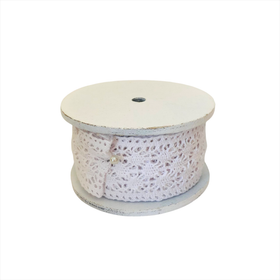 Pitsinauha valkoinen, leveä