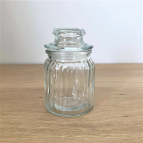 Lasinen säilytyspurkki, pieni