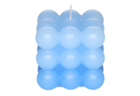 Kuplakynttilä, vaaleansininen