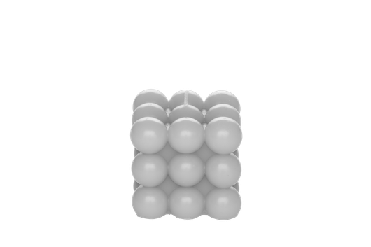 Kuplakynttilä, harmaa