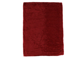 Torkkupeitto 140x200 cm, viininpunainen