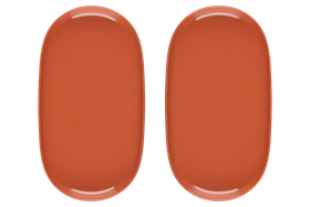 Lautanen, ovaali 2 kpl - terrakotta