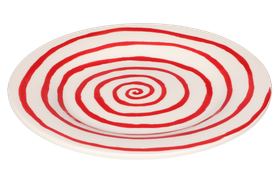 Lautanen, joulu - spiraali