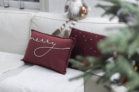 Koristetyyny 30 x 50 cm, punainen