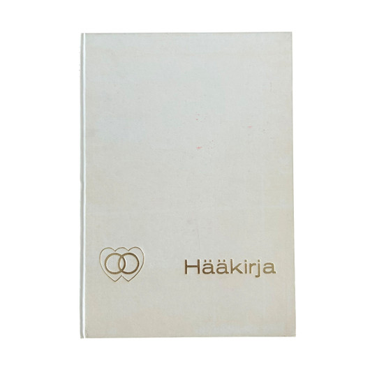 Vanha hääkirja - opastava hakuteos kihlapareille
