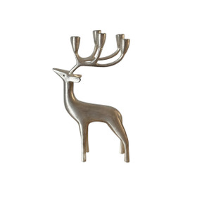 Hopeoitu Porokynttelikkö 24 cm, Pentik