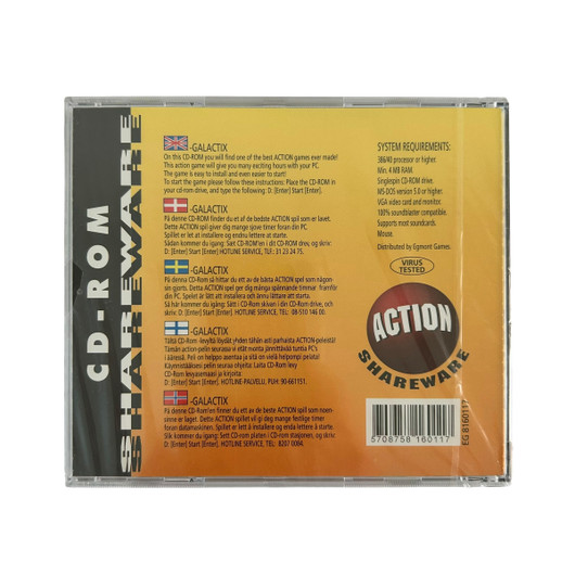 CD-ROM, Action Shareware vol. 3 - Galactix