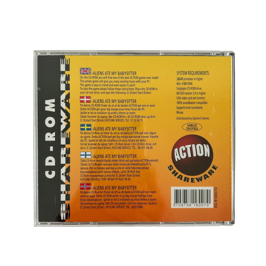 CD-ROM, Action Shareware vol. 2 - Aliens Ate My Babysitter