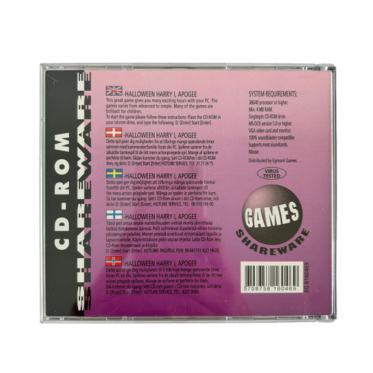 CD-ROM, Games Shareware vol. 7 - Halloween Harry 1, Apogee