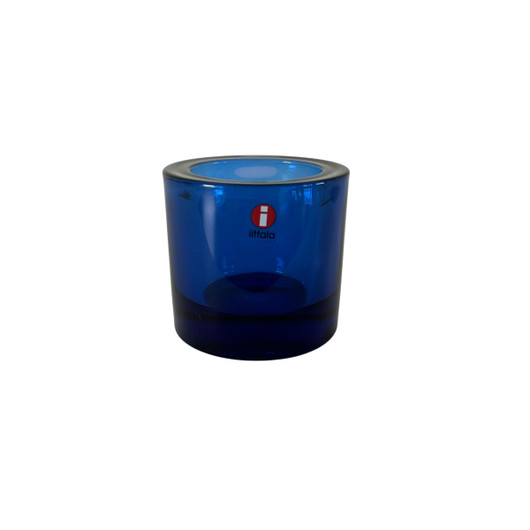 Kynttilälyhty Iittala Kivi, ultramariininsininen