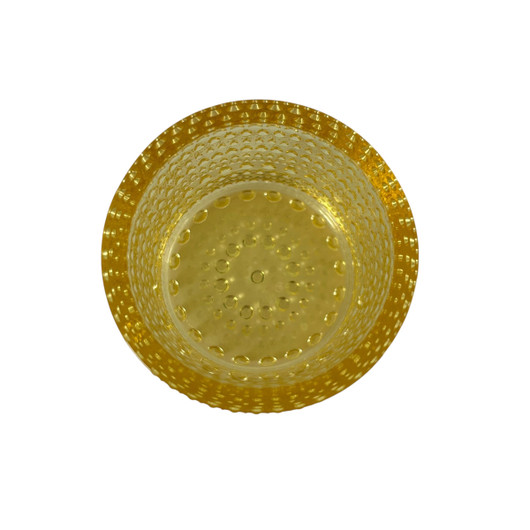 Kynttilälyhty Iittala Kastehelmi, sitruunankeltainen
