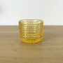 Kynttilälyhty Iittala Kastehelmi, sitruunankeltainen