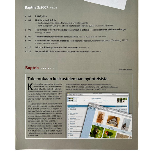 Lehti, Baptria 2007 nro 3