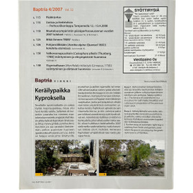 Lehti, Baptria 2007 nro 4