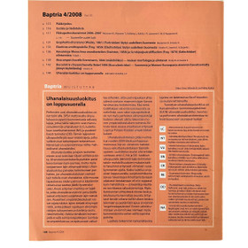Lehti, Baptria 2008 nro 4