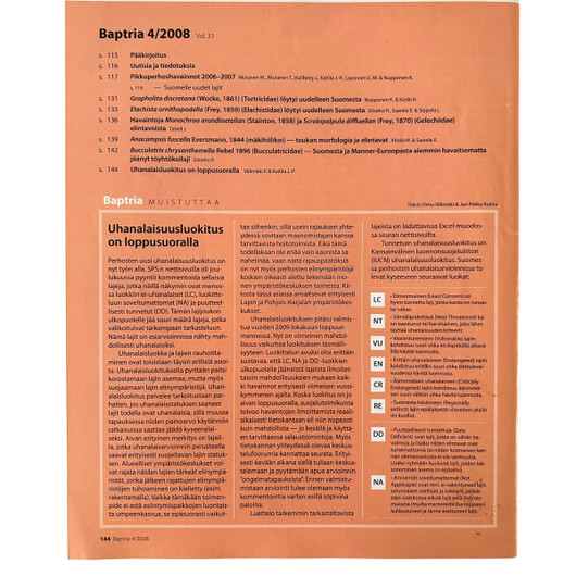 Lehti, Baptria 2008 nro 4