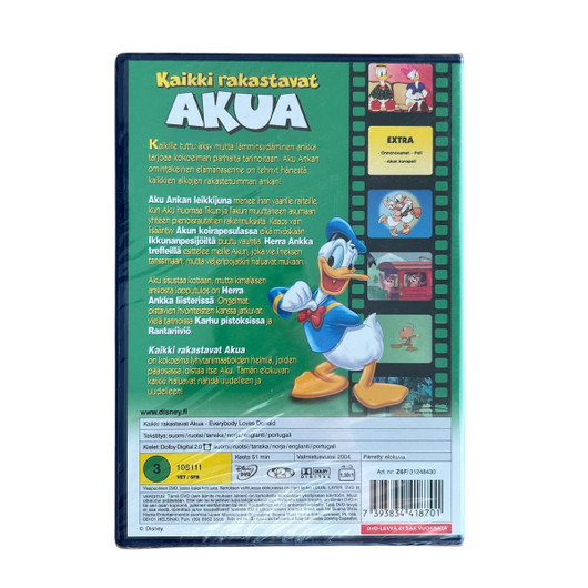DVD, Kaikki rakastavat Akua