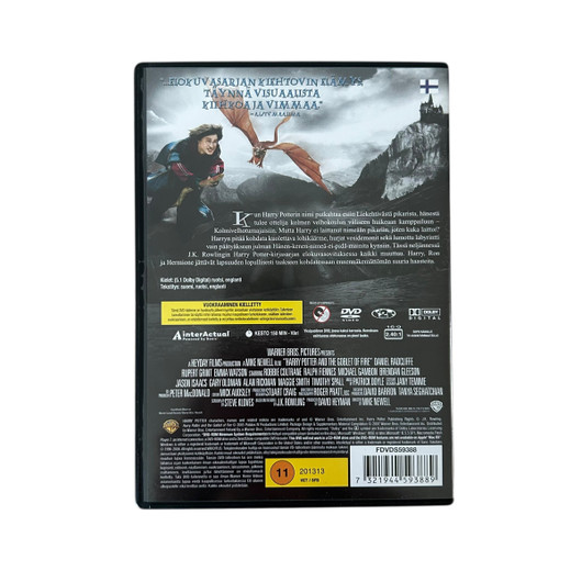 DVD, Harry Potter ja liekehtivä pikari
