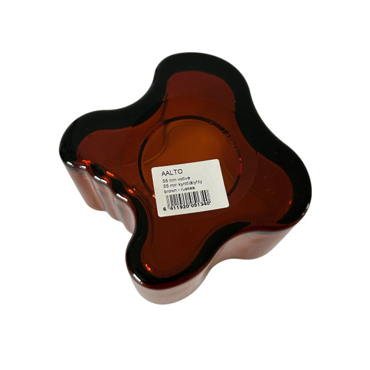 Kynttilälyhty Iittala Aalto, ruskea