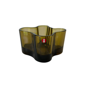 Kynttilälyhty Iittala Aalto, oliivi