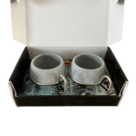 Vuolukivinen punssimuki, 2 kpl