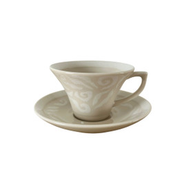 Kahvikuppi ja asetti, Pentik Vanilja