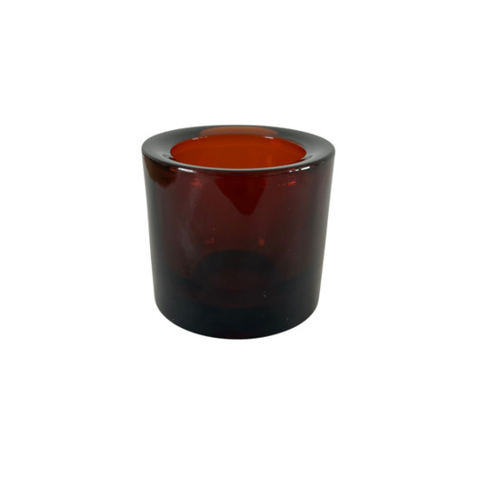 Kynttilälyhty Iittala Kivi, ruskea