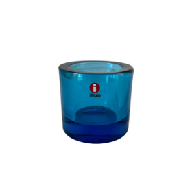 Kynttilälyhty Iittala Kivi, siniturkoosi