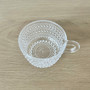 Kahvikuppi ja asetti, Iittala Kastehelmi - kirkas