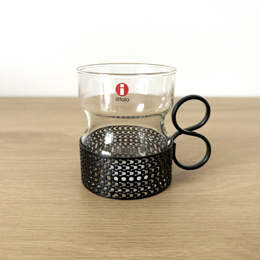 Tsaikka lasi, Iittala - musta