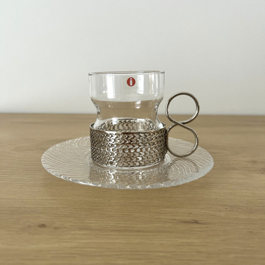 Tsaikka lasi, Iittala - hopea
