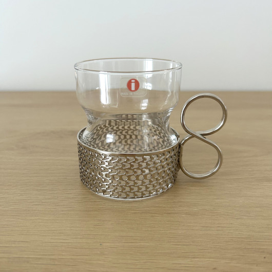 Tsaikka lasi, Iittala - hopea