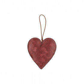 Joulukoriste, nahka - sydän