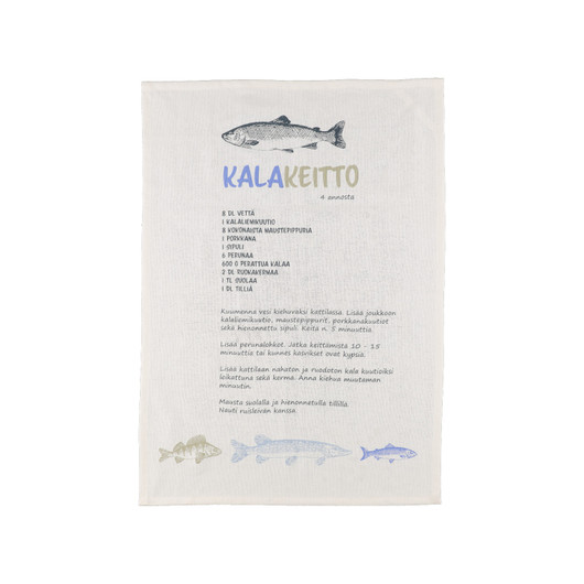 Keittiöpyyhe, kalakeitto
