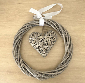 Kranssi, pyöreä - sydän