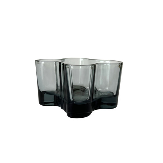 Kynttilälyhty Iittala Aalto, harmaa