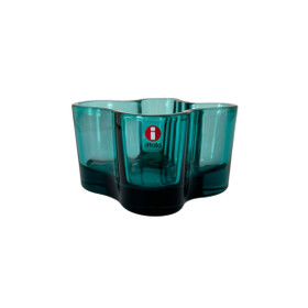 Kynttilälyhty Iittala Aalto, merensininen