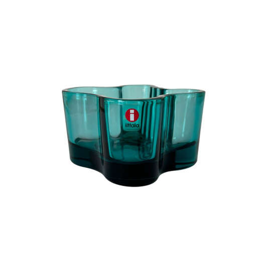 Kynttilälyhty Iittala Aalto, merensininen