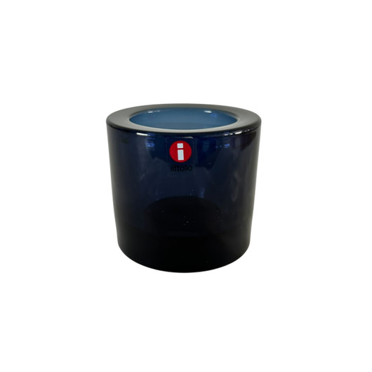 Kynttilälyhty Iittala Kivi, mustikansininen
